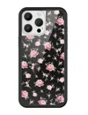 Wildflower Black And Pink Floral Iphone Case