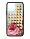 Wildflower Blue Floral Stud Iphone Case In Multi