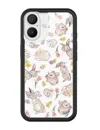 Wildflower Bunnies In Bonnets Iphone Case