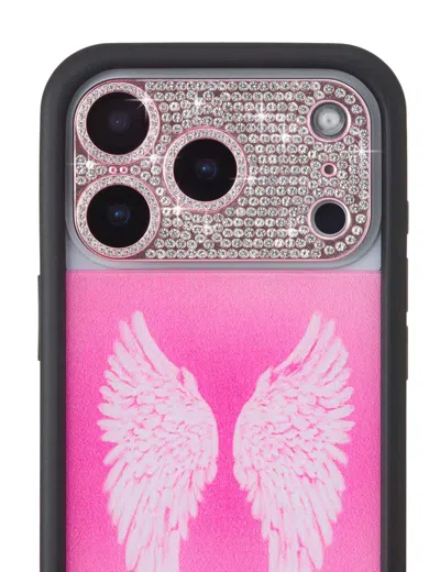 Wildflower Camera Bling Cover Pink