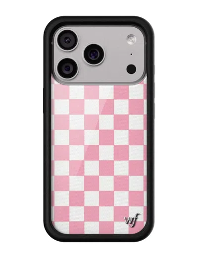 Wildflower Checkers Pink Iphone Case In Multi