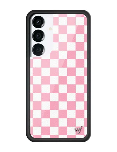 Wildflower Checkers Pink Samsung Galaxy Case In Multi