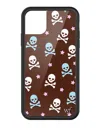 Wildflower Cross Bones Iphone Case In Brown