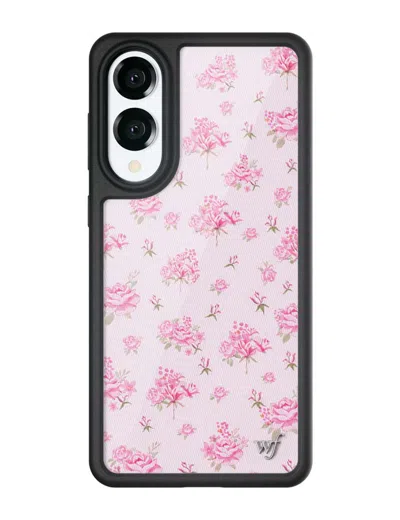 Wildflower Forget Me Not Floral Pink Samsung Galaxy Case