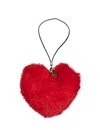 Wildflower Fuzzy Heart W/ Wf Charm Red