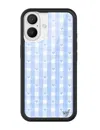 Wildflower Gingham Hearts Blue Iphone Case In Blue
