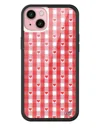Wildflower Gingham Hearts Red Iphone Case In Red