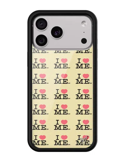 Wildflower I Heart Me Yellow Iphone Case