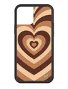 Wildflower Latte Love Brown Iphone Case
