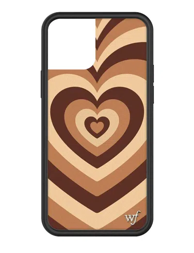 Wildflower Latte Love Brown Iphone Case