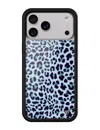 Wildflower Meow Blue Iphone Case In Black