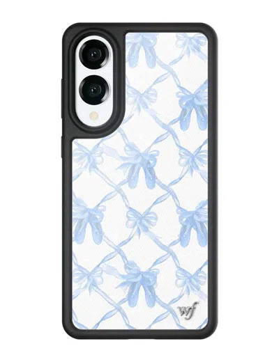 Wildflower On Pointe Blue Samsung Galaxy Case In Gray
