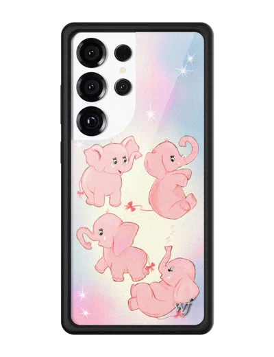 Wildflower Pink Elephants Samsung Galaxy Case