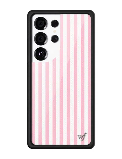 Wildflower Pink Stripes Samsung Galaxy Case