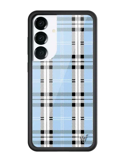 Wildflower Plaid Blue Samsung Galaxy Case In Multi