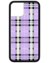 Wildflower Plaid Lavender Iphone Case
