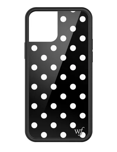 Wildflower Polka Dot Black And White Iphone Case