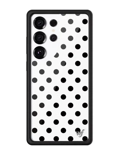 Wildflower Polka Dot White And Black Samsung Galaxy Case In Multi