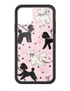 Wildflower Poodle Doodles Iphone Case In Pink