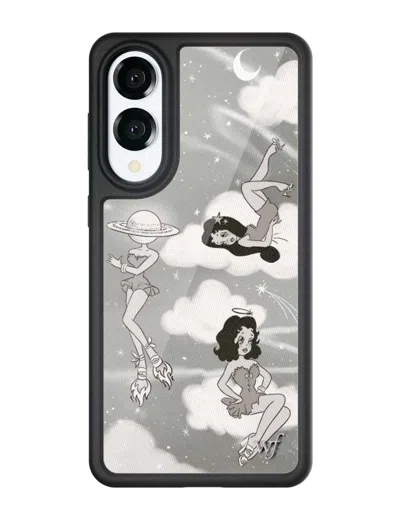 Wildflower Rachel Sennott Samsung Galaxy Case In Burgundy