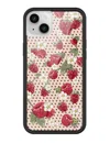 Wildflower Raspberry Polka Dot Iphone Case In Multi