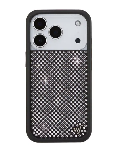 Wildflower Rhinestone Iphone Case White