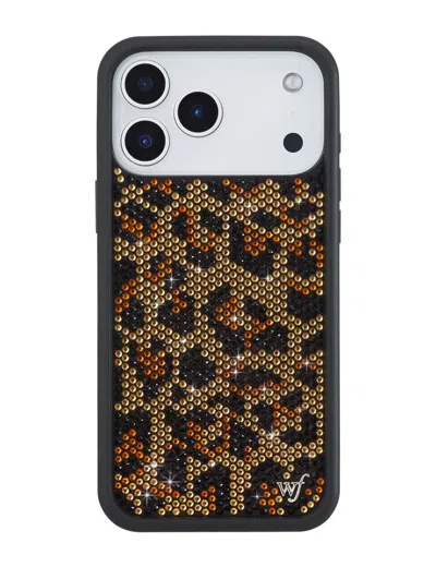 Wildflower Rhinestone Meow Iphone Case