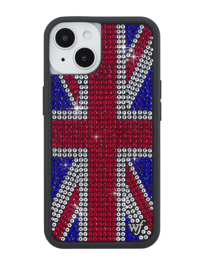 Wildflower Rhinestone Union Jack Iphone Case