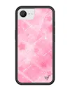 Wildflower Sandy Liang - Starry Plaid Iphone Case In Pink