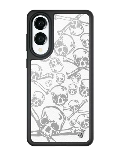 Wildflower Skull Girl Samsung Galaxy Case