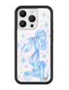 Wildflower Sparkle Girl Iphone Case In Blue
