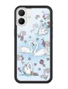 Wildflower Swan Lake Iphone Case In Blue