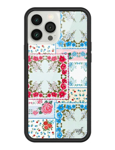 Wildflower Sweetheart Patchwork Iphone Case In Blue