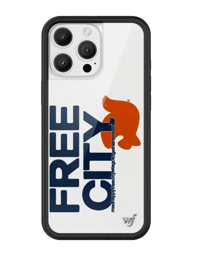 Wildflower The Madhappy & Freecity Togetherforever / White & Navy Iphone Case In Gray
