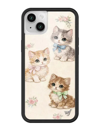 Wildflower Vintage Kittens Iphone Case