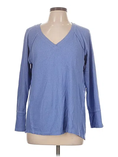Pre-owned Wildfox 3/4 Sleeve T-shirt In Blue