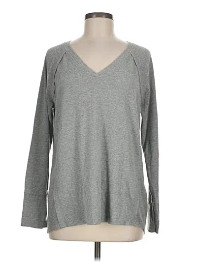 Pre-owned Wildfox 3/4 Sleeve T-shirt In Gray
