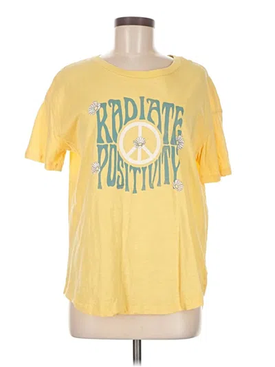 Pre-owned Wildfox Active T-shirt In Yellow