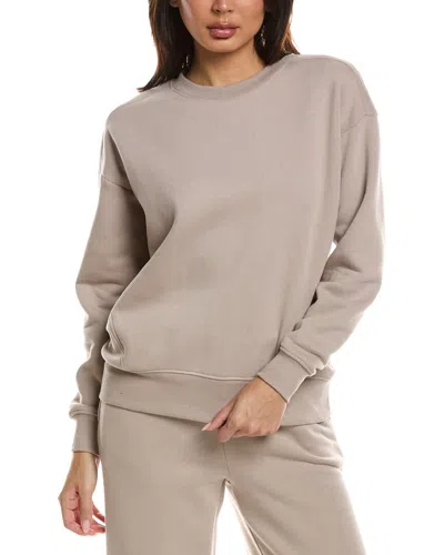Wildfox Andie Crewneck Sweatshirt In Neutral