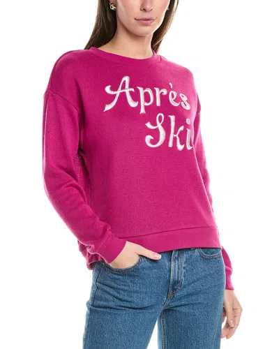 Wildfox Apres Ski Bailey Pullover In Pink