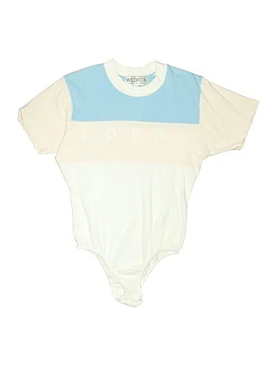 Pre-owned Wildfox Bodysuit In Ivory