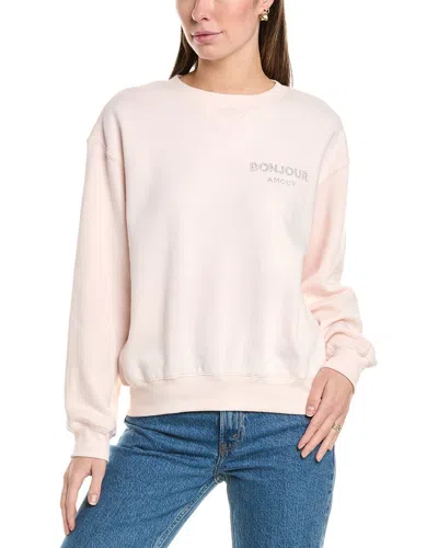 Wildfox Bonjour Cody Sweatshirt In Pink