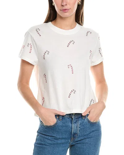 Wildfox Candy Cane Jamie T-shirt In White