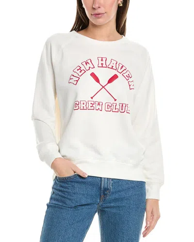 Wildfox Crew Club Keely Sweatshirt In White