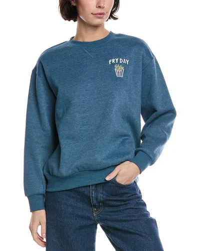 WILDFOX WILDFOX FRY DAY CHARLIE OVERSIZED FIT SWEATSHIRT