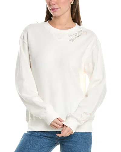 Wildfox Iced Coffee Era Cody Sweatshirt In White