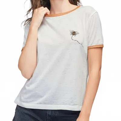 Wildfox Just Buzzed Johnny Ringer Tee In White
