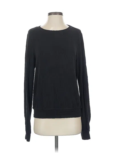 Pre-owned Wildfox Long Sleeve T-shirt In Black