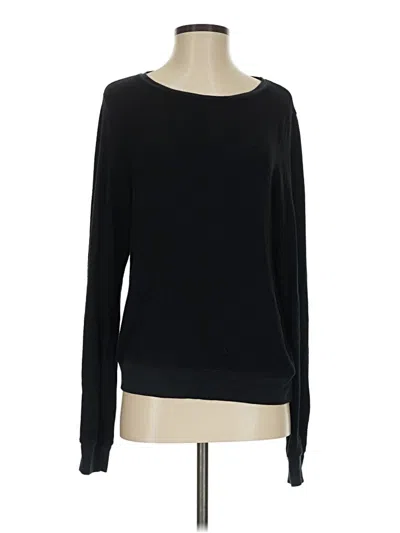 Pre-owned Wildfox Long Sleeve T-shirt In Black