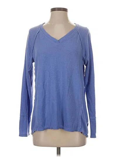 Pre-owned Wildfox Long Sleeve T-shirt In Blue